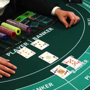 baccarat punto banca tablet with dealer